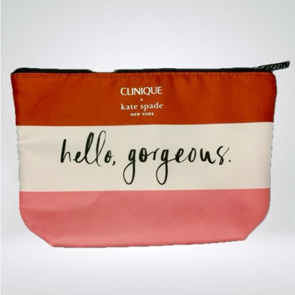 NWOT Kate Spade x Clinique Hello Gorgeous Makeup Case